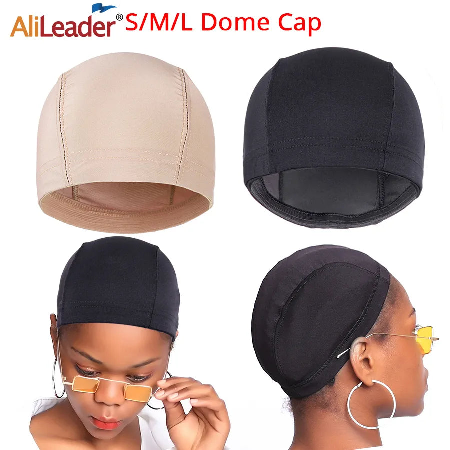 Alileader S/M/L Hairnet Spandex Dome Wig Cap For Making Wigs