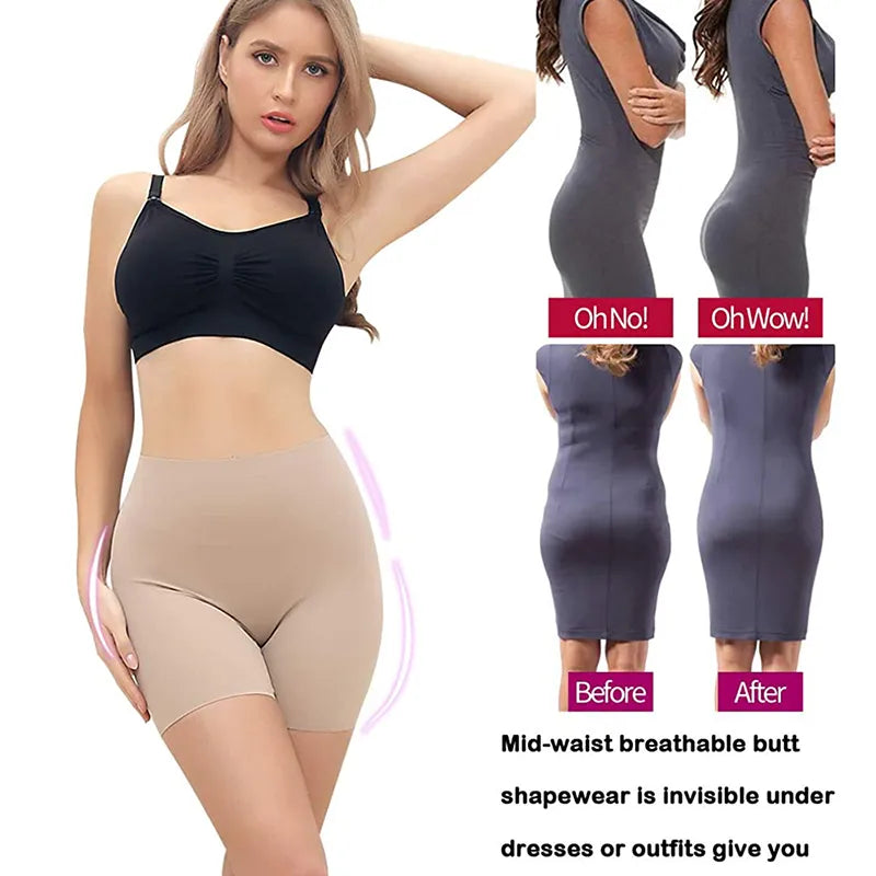 Thigh Slimmer Shapewear Panties for Women Slip Shorts High Waist