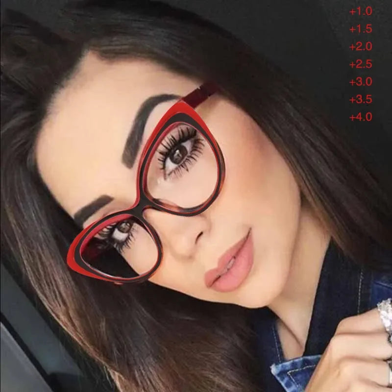 Fashion Cat Eye Glasses Women Reading Glasses Men Hyperopia Computer Reading Glasses