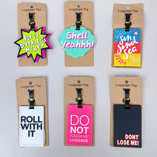 Novelty Letters Luggage Travel Tag Silica Gel Suitcase