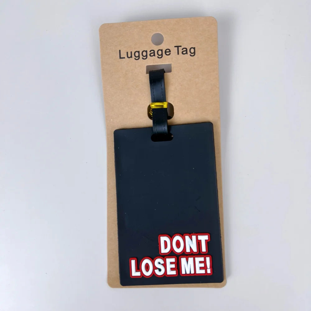 Novelty Letters Luggage Travel Tag Silica Gel Suitcase