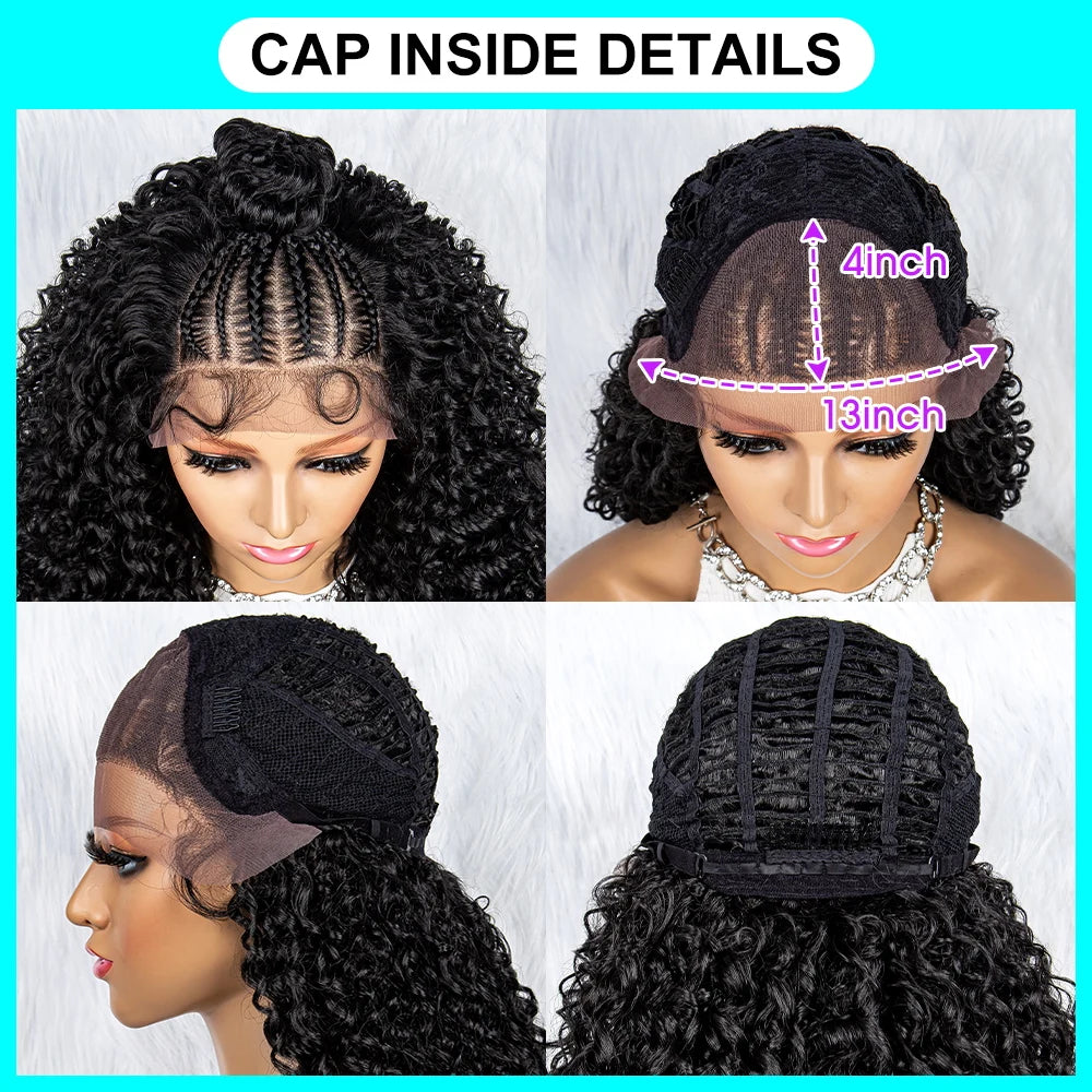 Kima New Braided Wigs Synthetic Lace Front Wig Braided Wigs