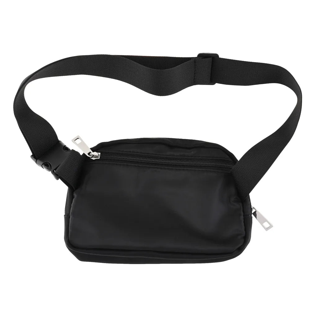 Fashion Women Waist Bag Zipper Fanny Pack Chest Bag Outdoor Sports