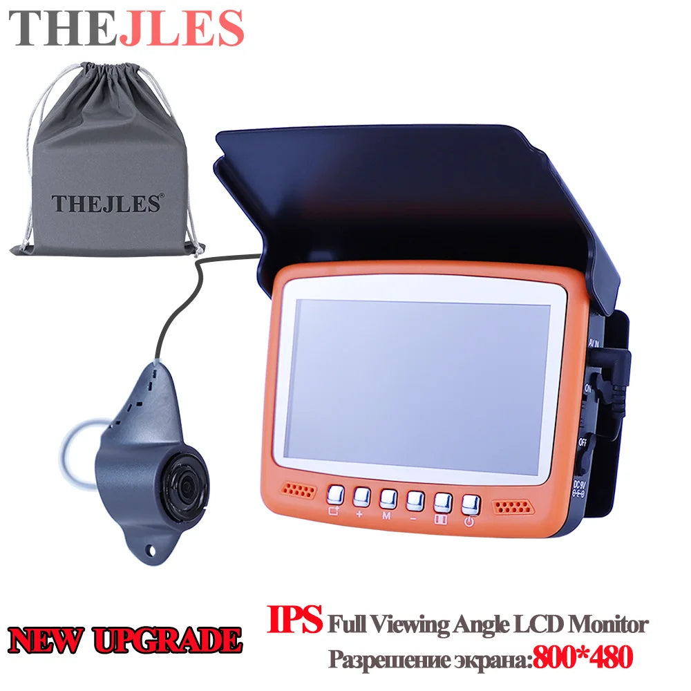 LCD Monitor 20M Cable Underwater Camera Have 8PCS LED Night Vision