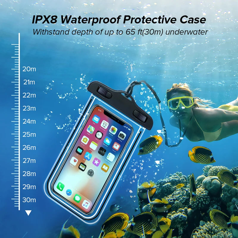 Swimming Bags Waterproof Phone Case Water proof Bag Mobile Phon