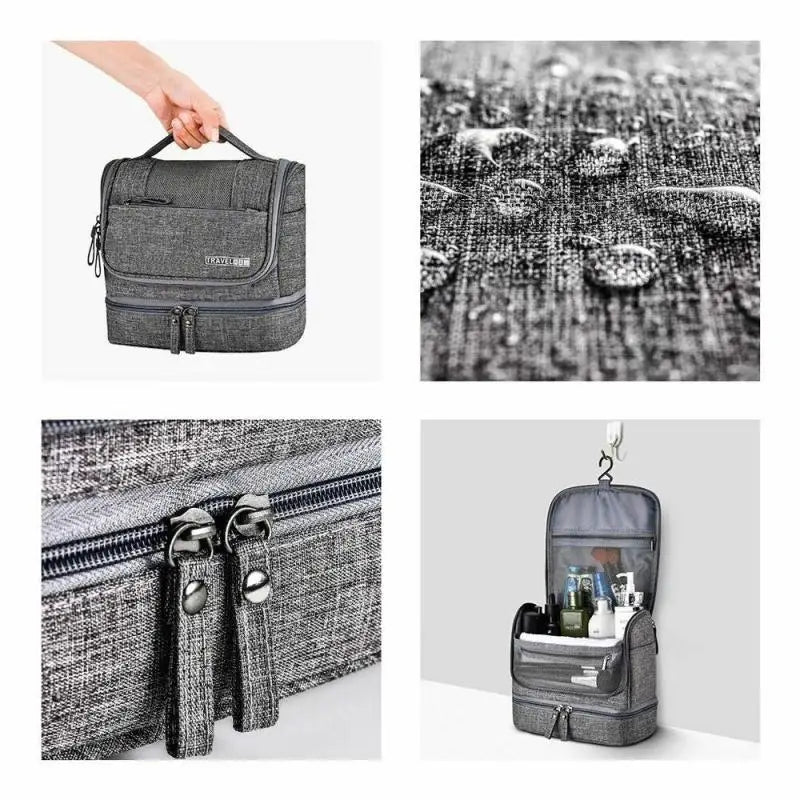 New Men Necessaries Hanging Make Up Bag Oxford Travel Organizer