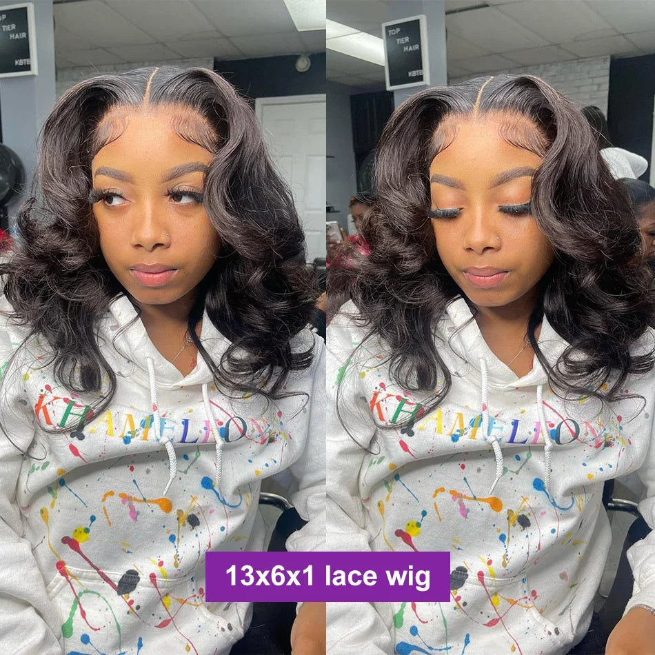 Lace Front Human Hair Wigs For Black Women Brazilian Body Wave