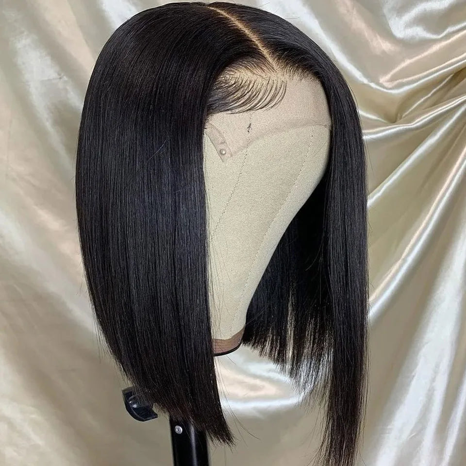 Straight Short Bob Lace Front Wigs 13x4 Lace Front Human Hair Wigs