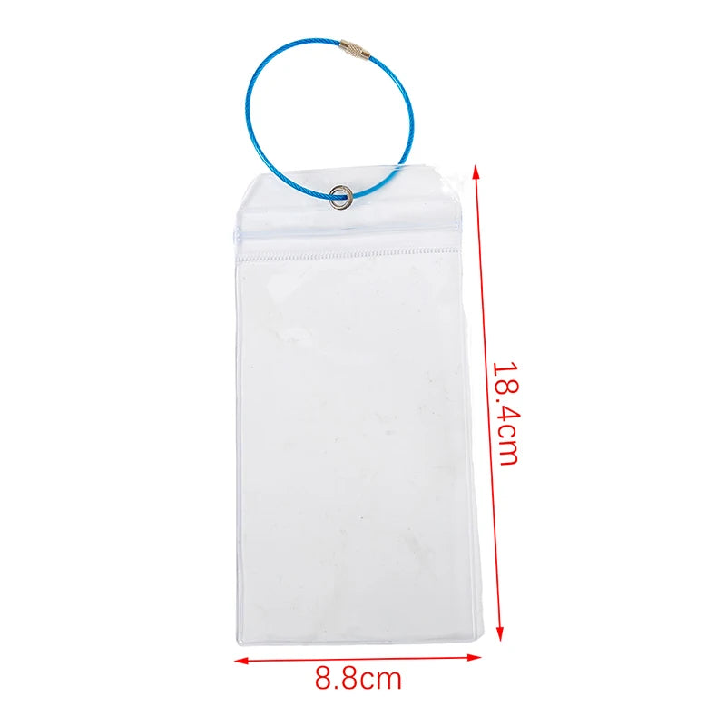 Waterproof Clear Ship Ticket Card Sleeve Luggage Cruise Tag Holder