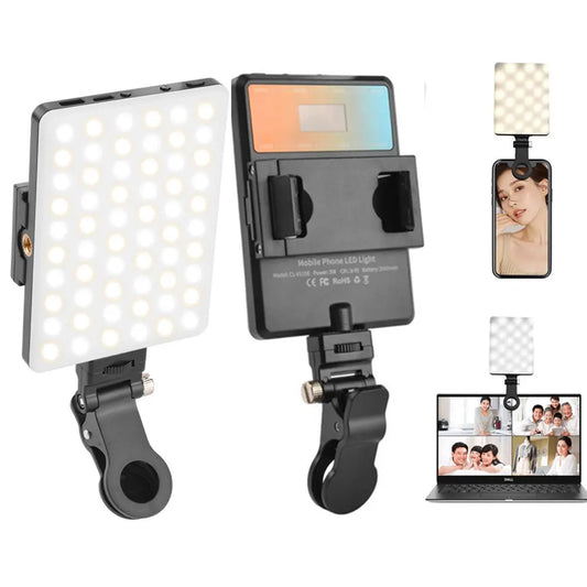 New Mobile Phone Selfie Video Lights for Laptop Smartphone