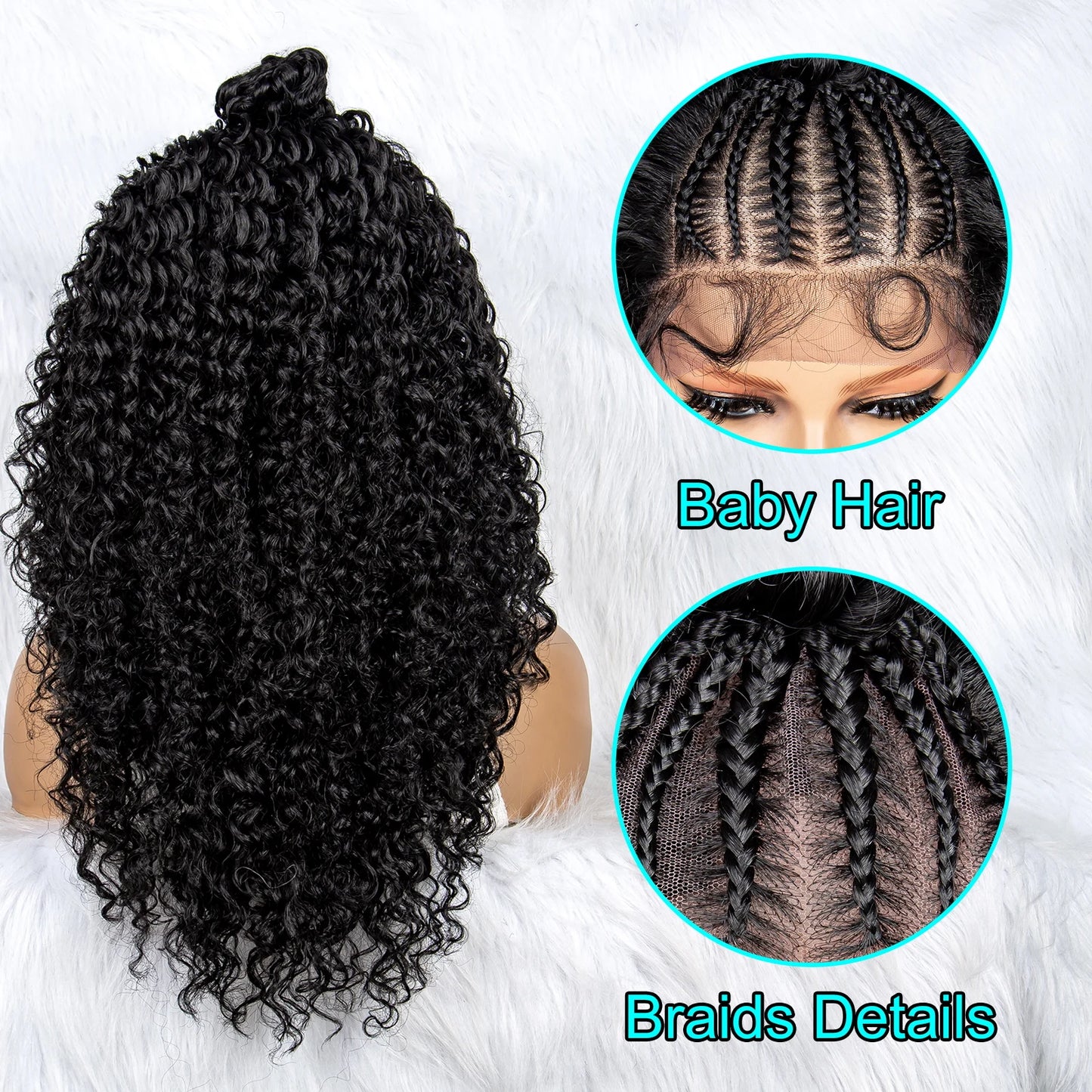 Kima New Braided Wigs Synthetic Lace Front Wig Braided Wigs