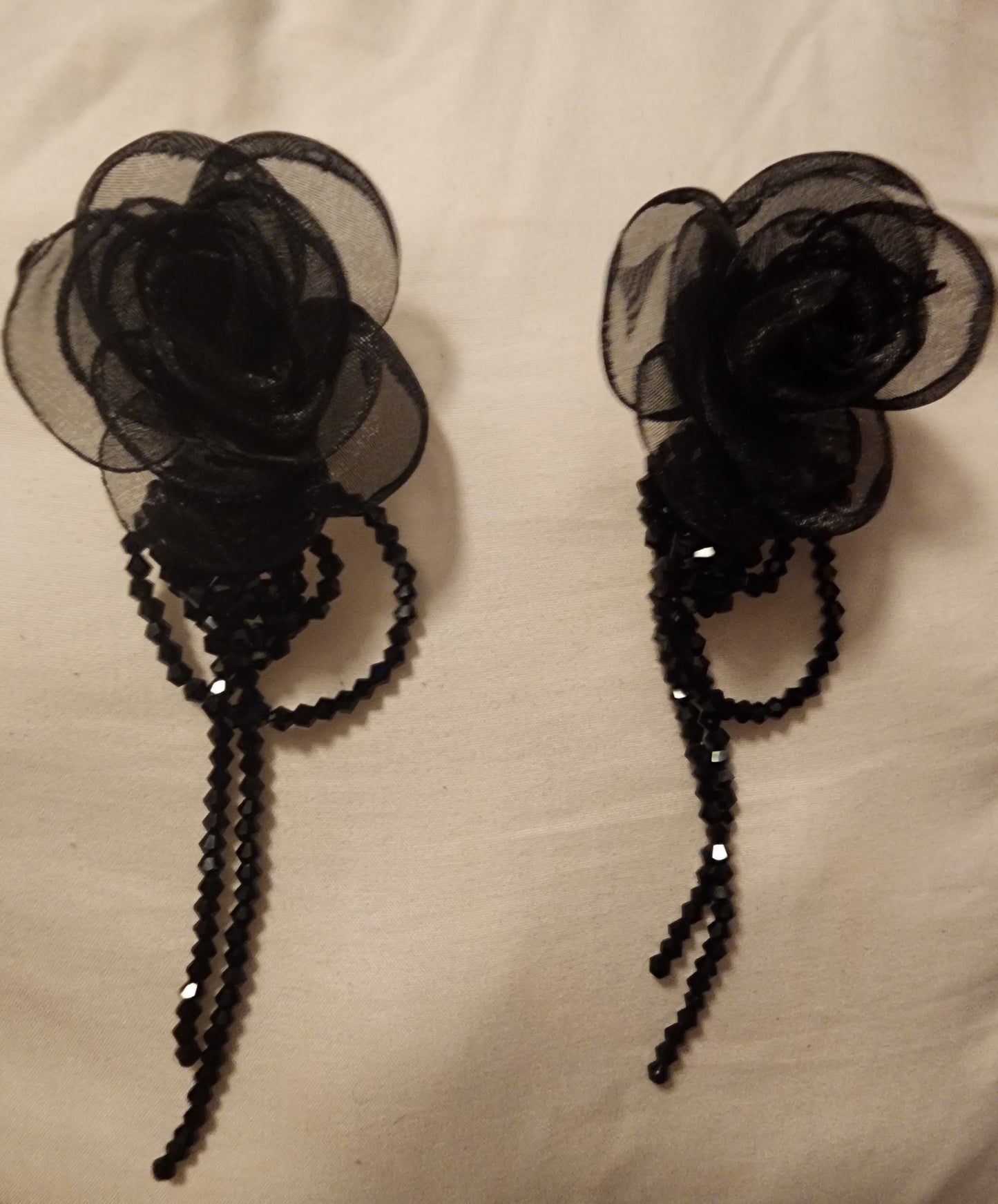 Black earrings