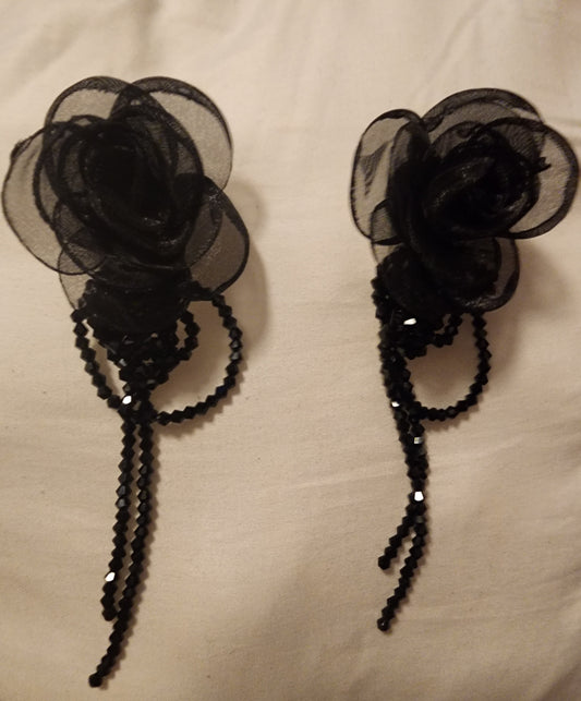 Black earrings